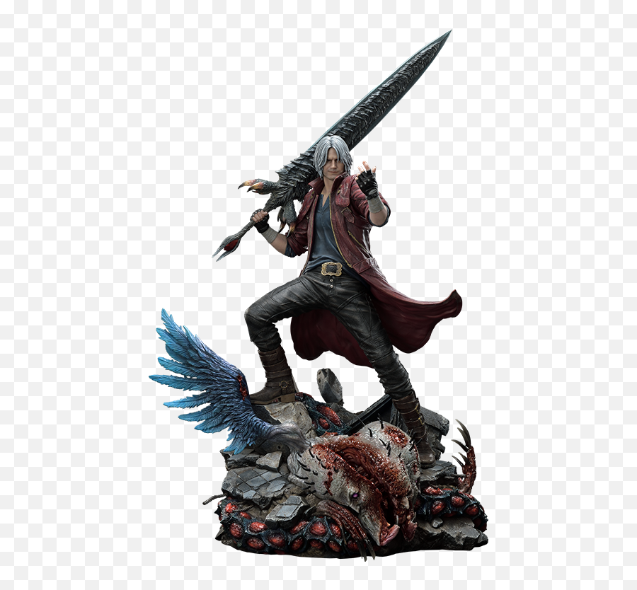 Devil May Cry 5 Dante Deluxe Statue By Prime 1 Emoji,Giantn Crying Emoticon