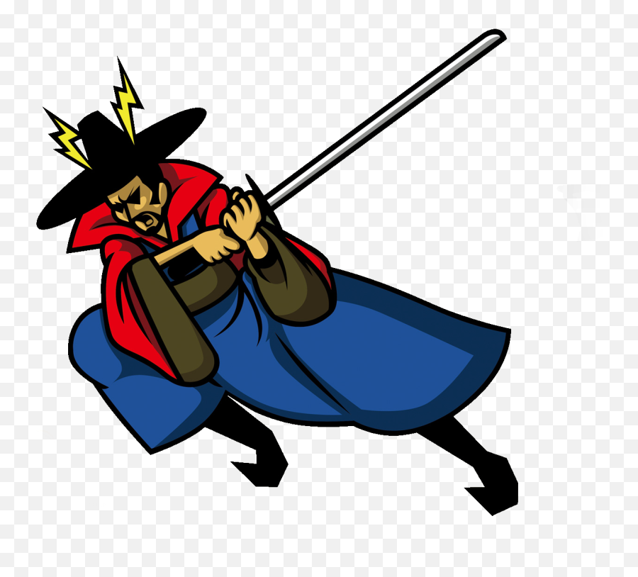 Samurai Clipart Historical - Wandering Samurai Rhythm Heaven Fictional Character Emoji,Samurai Sword Emoji