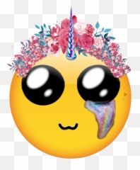 Sticker By Oreomorita - Happy Emoji,Unicornio Emoji