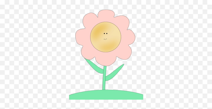 Pink Smiley Transparent - Clipart Best Anime Flower With A Face Emoji,Flower Emoticons