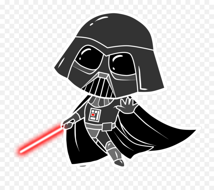 Darth Vader Clipart Animated Series - Transparent Darth Vader Cartoon Png Emoji,Han Solo Emoji