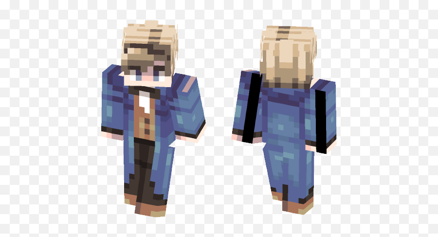 Newt Scamander Minecraft Skin - Minecraft Skin Downloader Newt Scamander Emoji,Newt Emoji