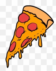 Tumblr Picsart Pizza Emoji Sticker - Pizza Sticker,Creative Emoji Text