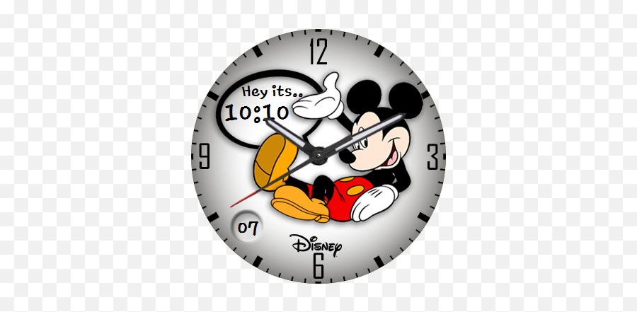Mouse U2013 Watchfaces For Smart Watches - Watchface Micky Mouse Emoji,Mickey Mouse Emoticon Text