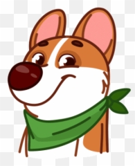 Muffin Corgi Dog - Happy Emoji,Corgi Emoji