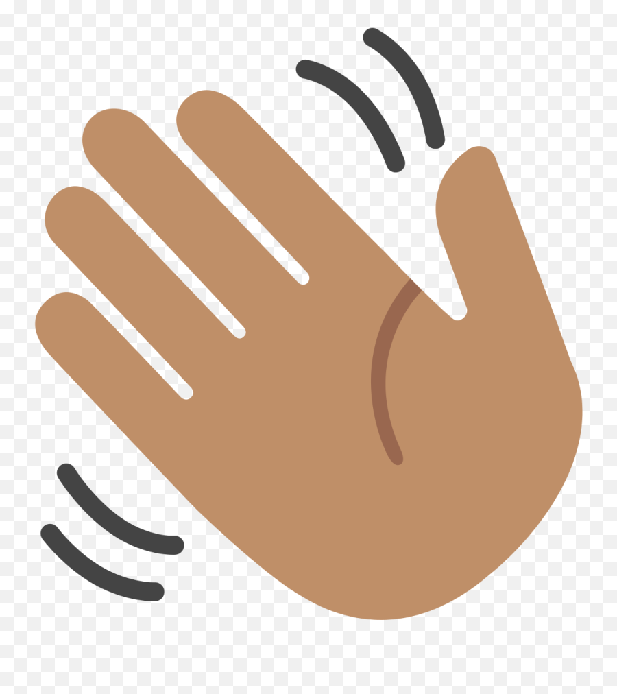 Waving Hand Emoji Clipart Free Download Transparent Png - Mano Che Saluta Emoji,Hand Emoji