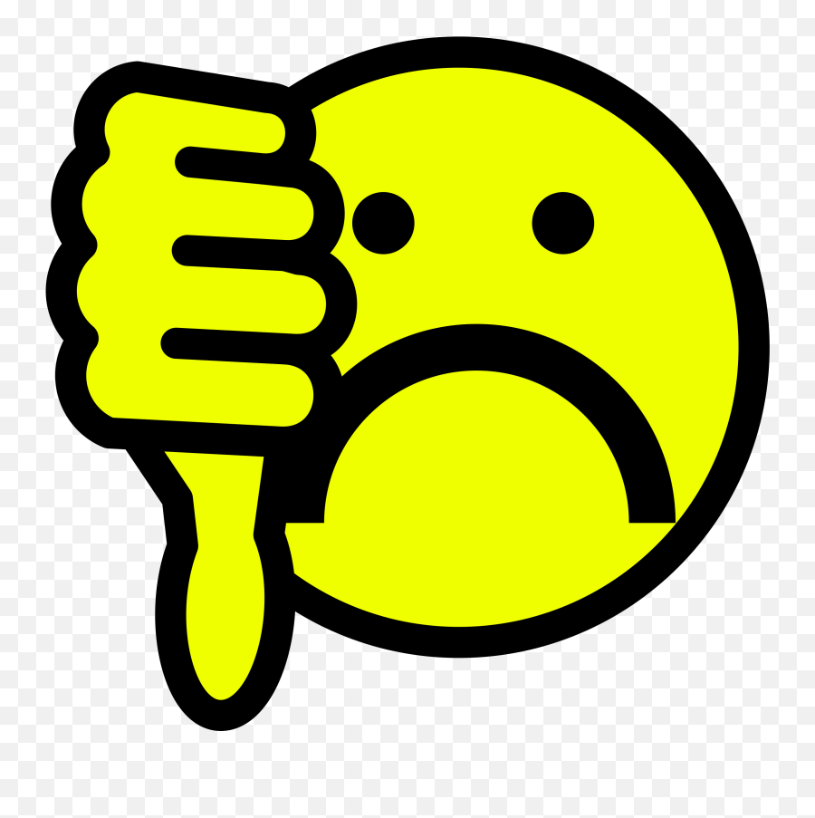 Thumbs Up And Down Clipart - No Thumbs Down Emoji,Thumb Up Emoticon.