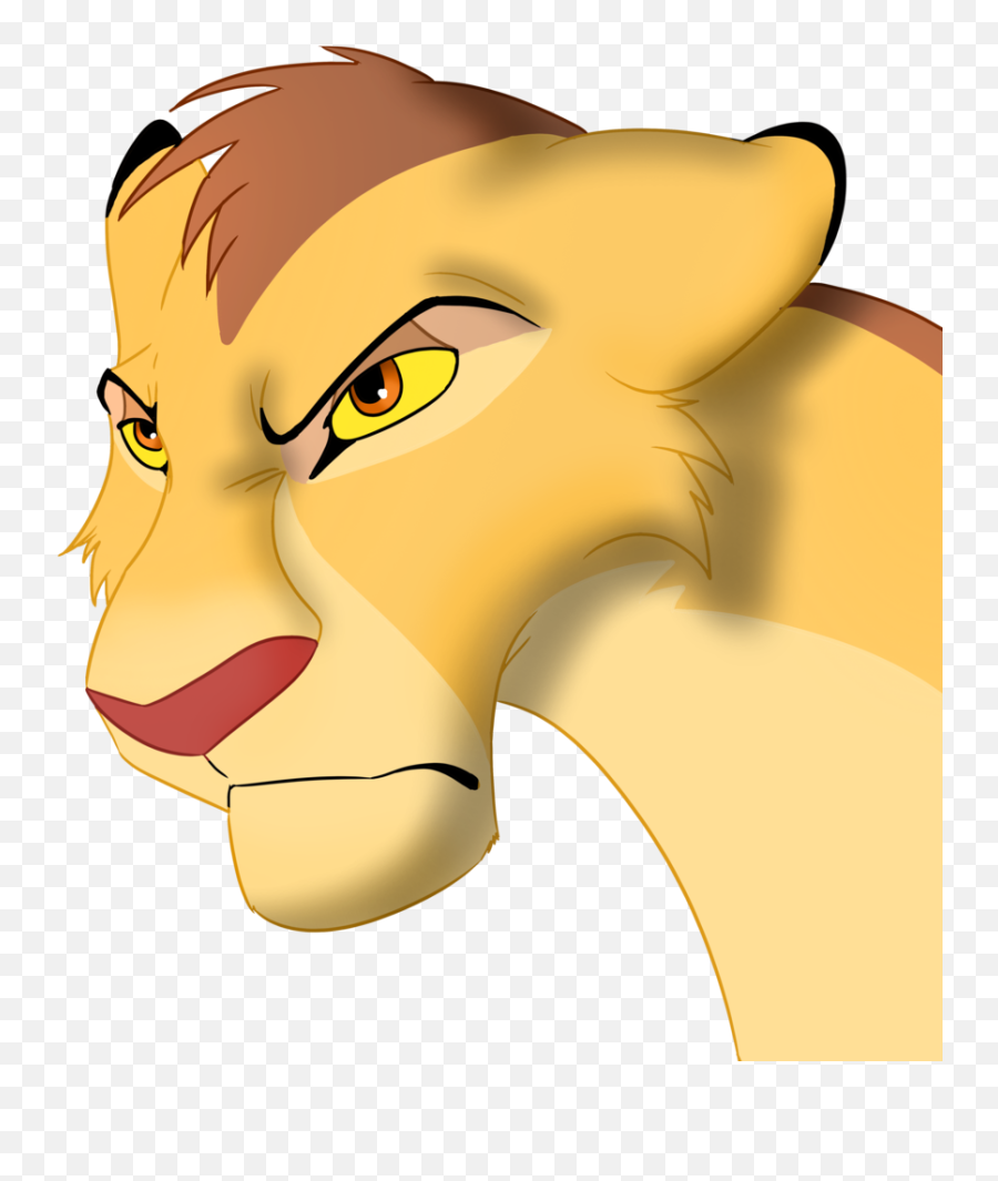 Grumpy Face Emoticon - Lion King Naanda Emoji,Grumpy Emojis