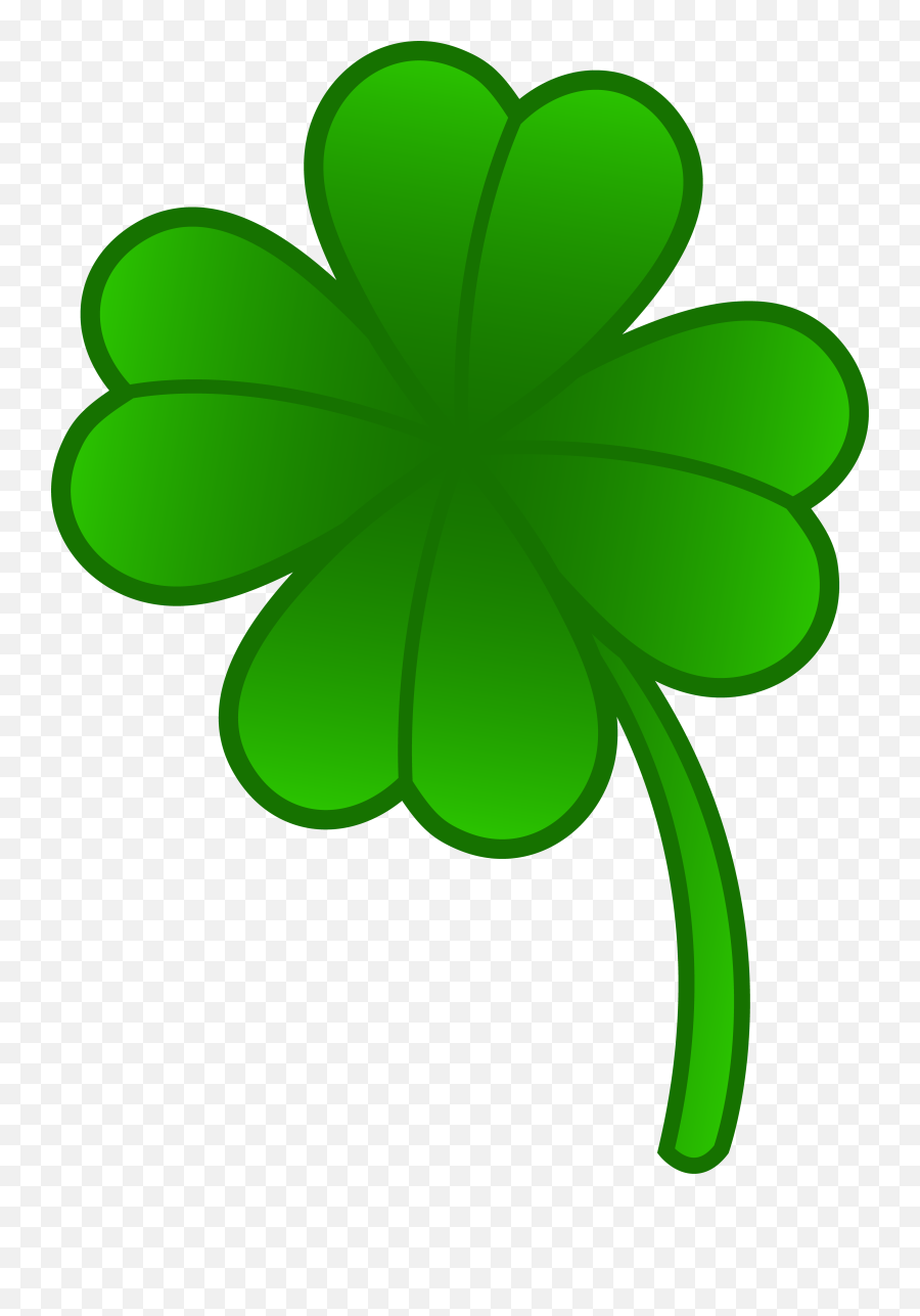 Luck Shamrock Charm - St Day Flower Emoji,Shamrock Emoticon