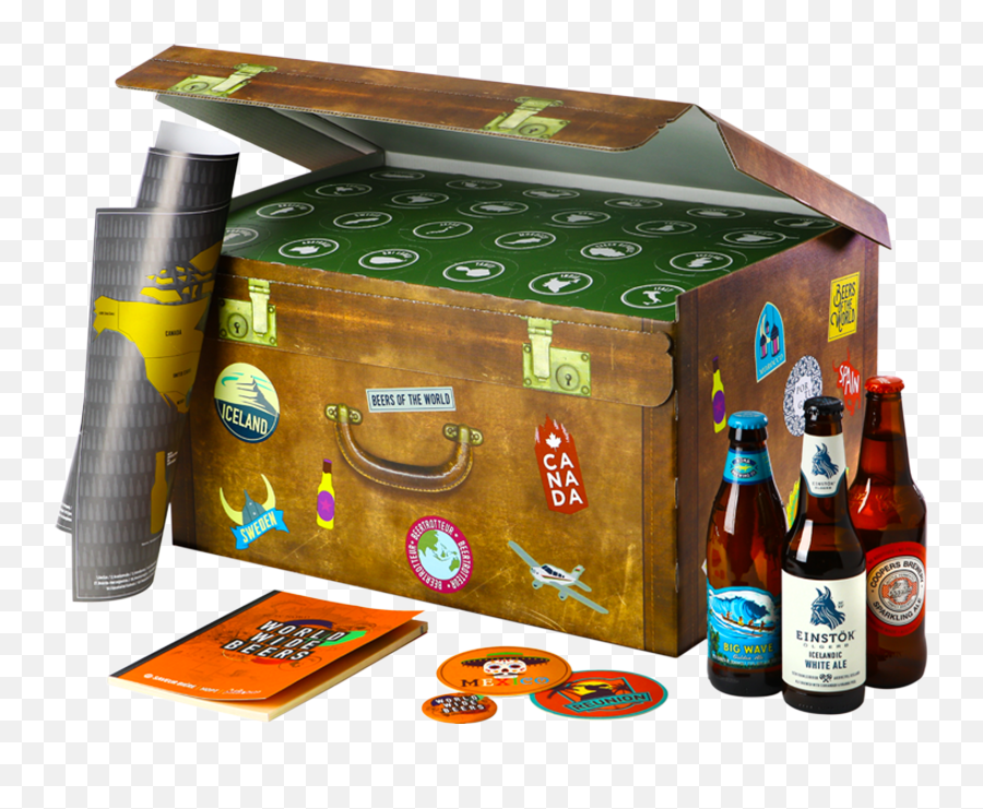 World Wide Beers International Collection - Coffret Bières Du Monde Emoji,Modelo Negra Beer Emoji