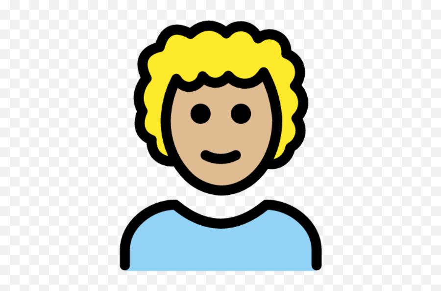 Man Medium - Light Skin Tone Curly Hair Emoji Download Emoji,Emoji Man Kiss Images