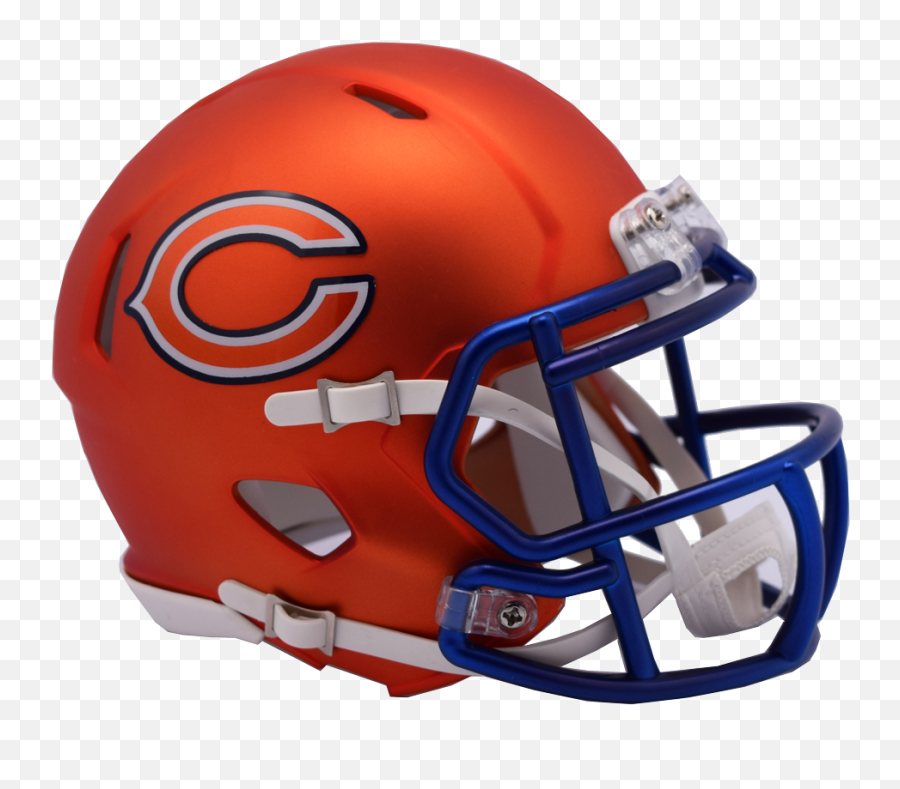 Chicago Bears Nfl Blaze Revolution Speed Riddell Mini Football Helmet - Riddell Chicago Bears Mini Helmet Emoji,Gators Emoticon Georgia Bulldogs