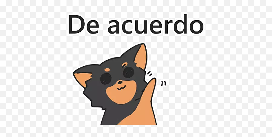 Chihuahua Stickers For Whatsapp And - Language Emoji,Cat And Chihuahua Emoticons
