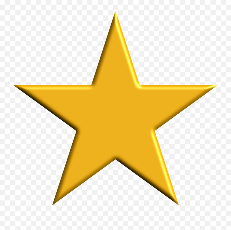 Star Emoji Clipart - Transparent Transparent Background Yellow Star,Yellow Star Emoji