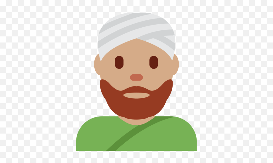 Medium Skin Tone - Emoji Person Wearing Turban Emoji,Bell Man Emoji