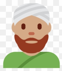 Medium Skin Tone - Emoji Person Wearing Turban Emoji,Bell Man Emoji