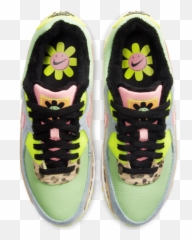 Wmns Air Max 90 Lx - Nike Air Max 90 Illusion Green Emoji,Rave Emoji