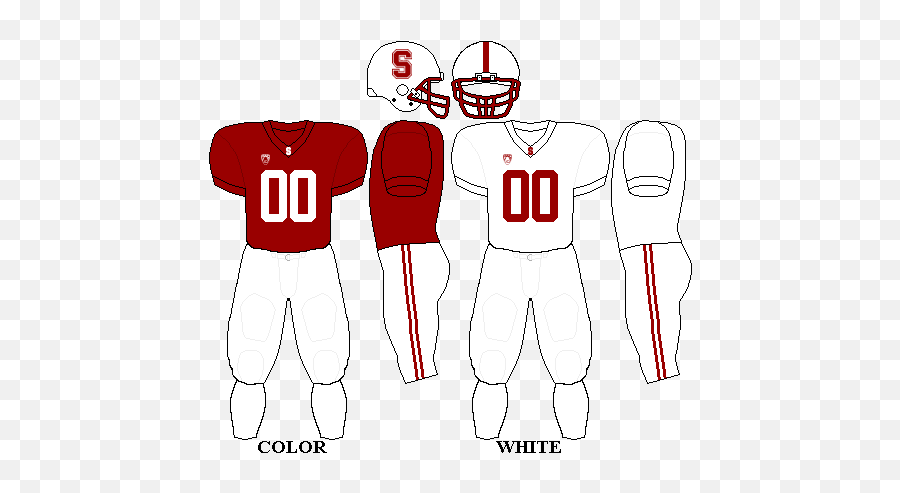 Stanford University Stanford Cardinal - Football Uniform Template Emoji,Uw Huskies Football Emoticons