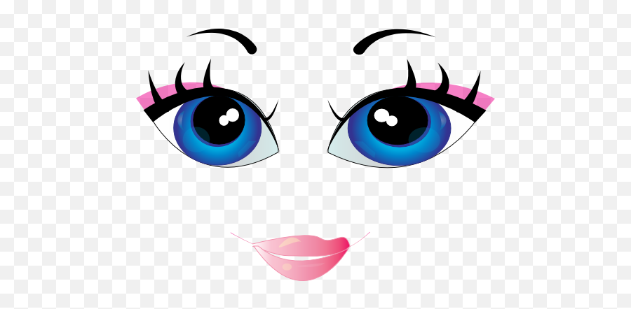 Pretty Woman Smiley Emoticon Clipart I2clipart - Royalty Ladies Eyes Clipart Transparent Emoji,Cute Girl Emoji