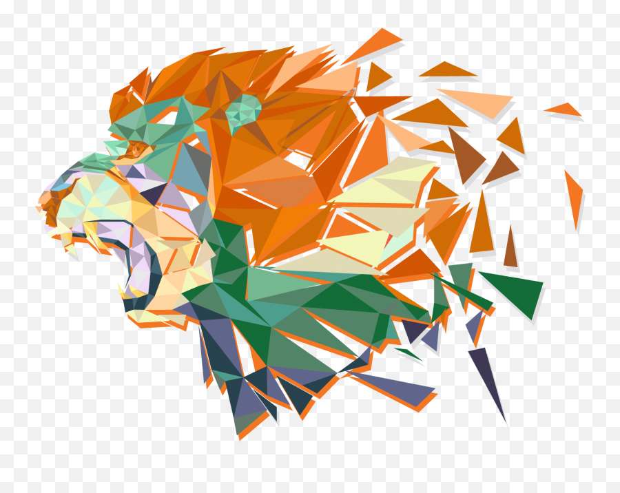 The Art Of Storytelling In Marketing - Lion Spirit Media Geometric Lion Emoji,Roar Like A Lion Emotions Book