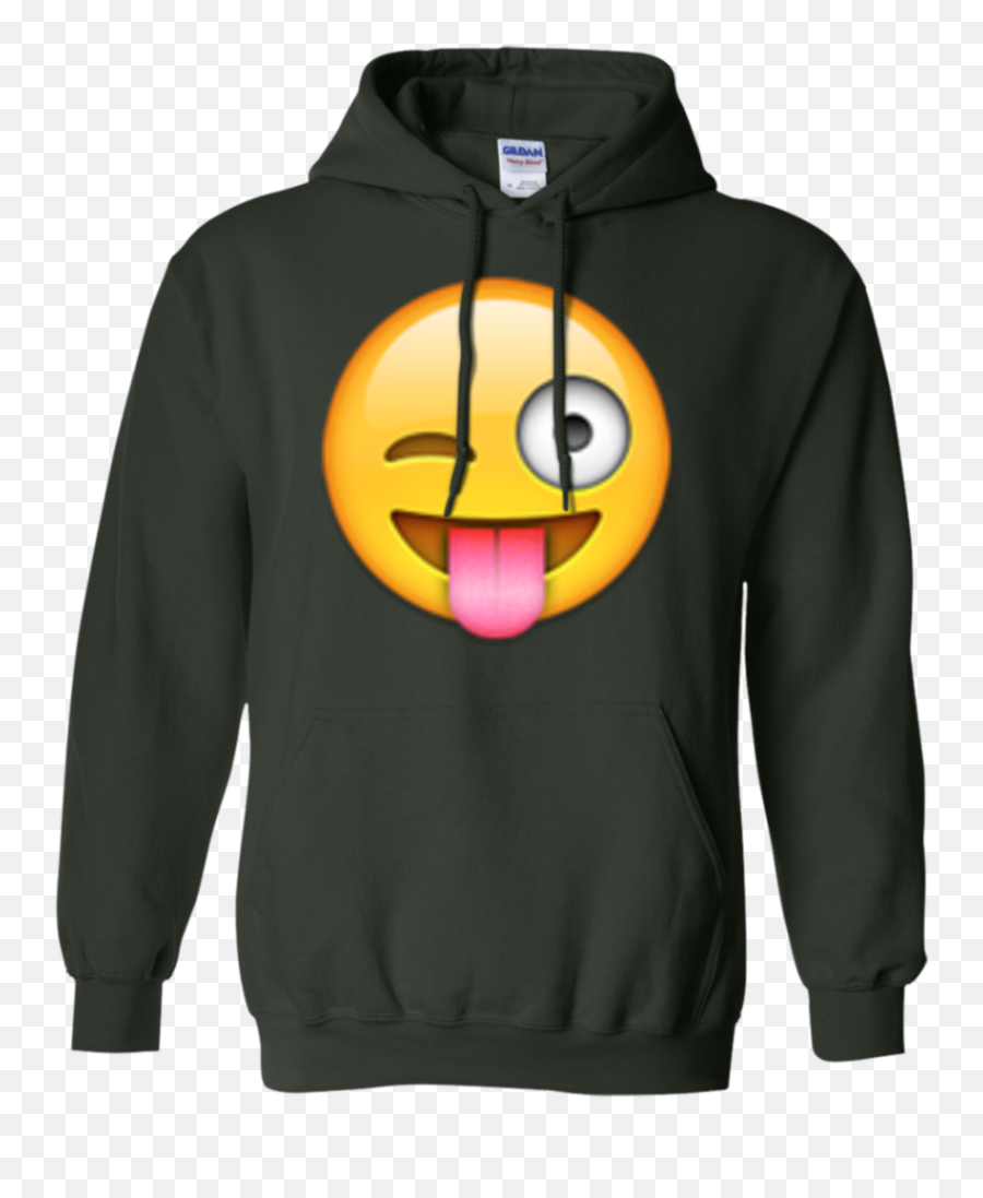 Emoji - Face With Stuck Out Tongue And Winking Eye T Shirt U0026 Hoodie Frog And Toad Hoodie,Smooth Face Emoticon