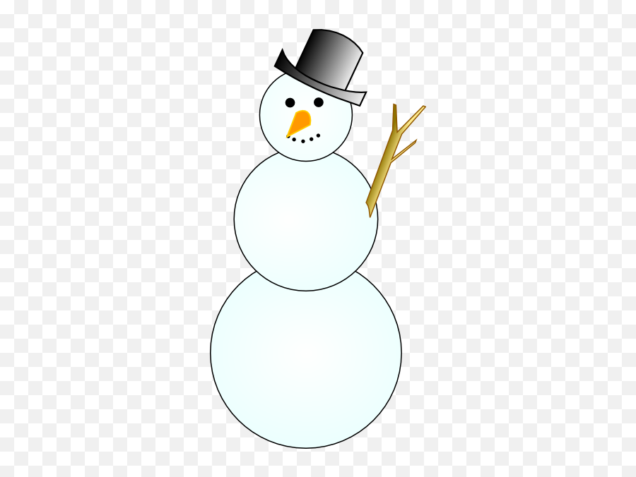 Another Snowman Clip Art At Clkercom - Vector Clip Art Costume Hat Emoji,Snowman Emoticons For Facebook
