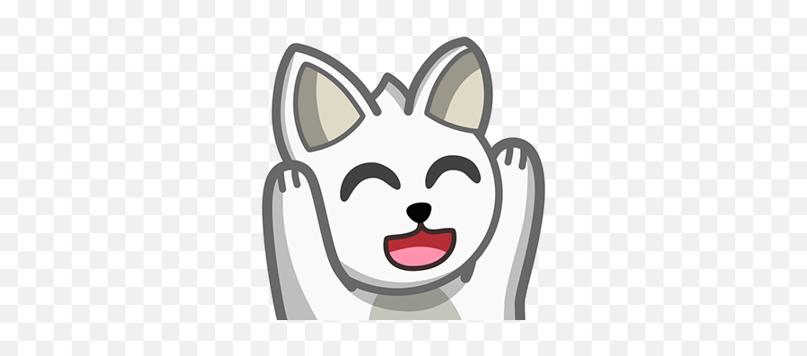 Discrete Games On Behance - Arctic Fox Emote Discord Emoji,Hermit Emoji