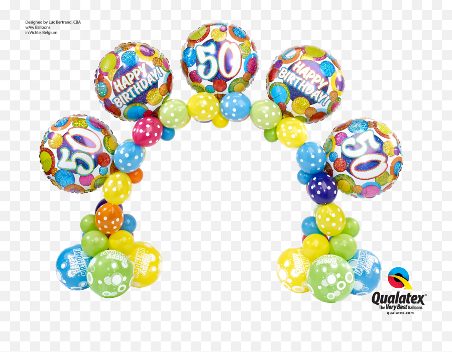 Balloon Transparent 50th Birthday - Transparent 50th Birthday Balloons Emoji,Birthday Balloon Emoji