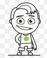Pin Di Outline Vector Cartoons - Clip Art Emoji,Business Boy Emoji