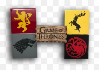 Coasters Game Of Thrones Set Of 4 Coasters Home Furniture - Game Of Thrones Houses Emoji,Iron Throne Emoji