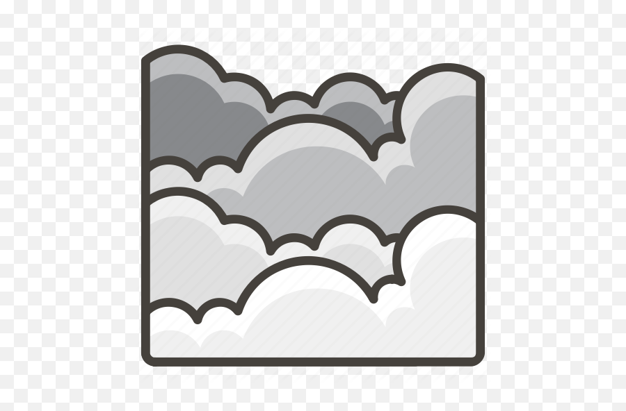 1f32b Fog Icon - Horizontal Emoji,Mist Emoji