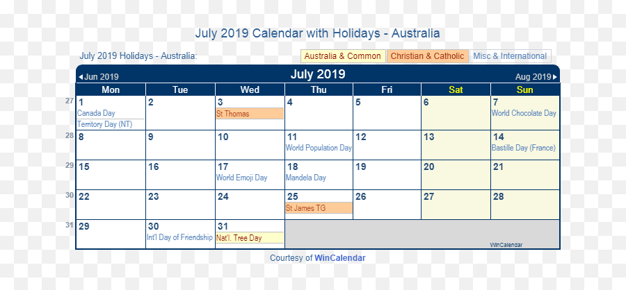 Printable July 2019 Holidays Calendar - Vertical Emoji,Calander Emoji