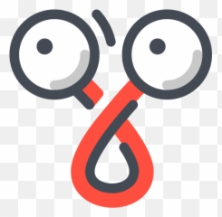 Eyes See Danger Freak Emoji Free - Dot,Binoculars Emoji