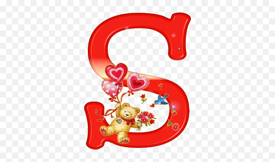 Alphabet Wallpaper - Love S Letter Gif Emoji,Valentine's Day Emoji Express