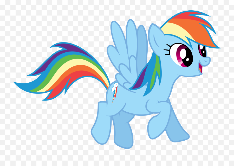 Rainbow Dash Vector Transparent Png Emoji,Rainbow Dash Emoji
