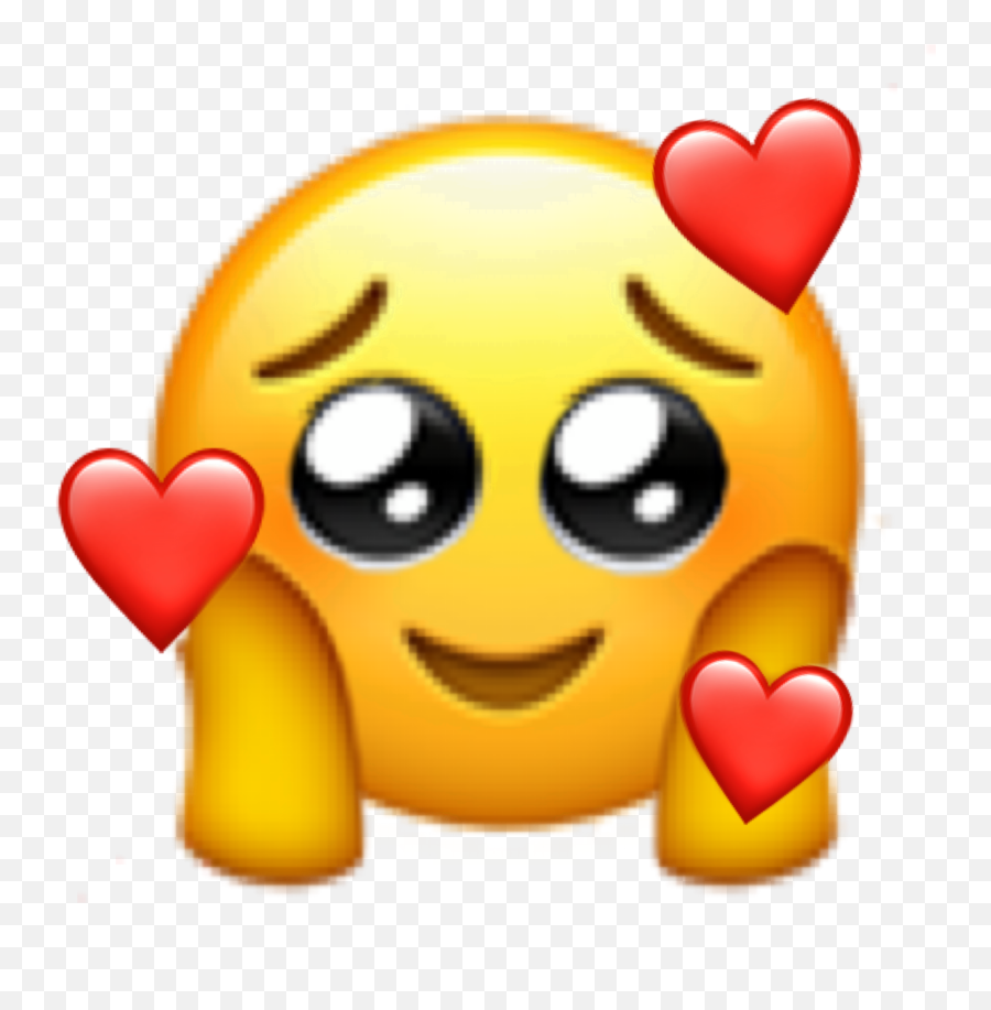 Emoji Loved Blush Aww Sticker - Crying Emoji Heart Broken,Loved Emoji