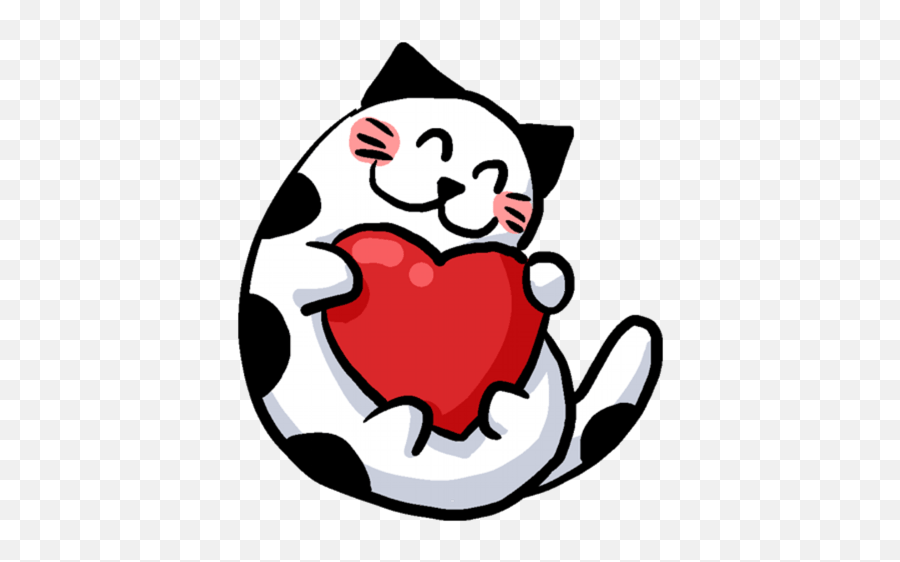 Matcha The Cat - Happy Emoji,Cat With Heart Emojis Meme