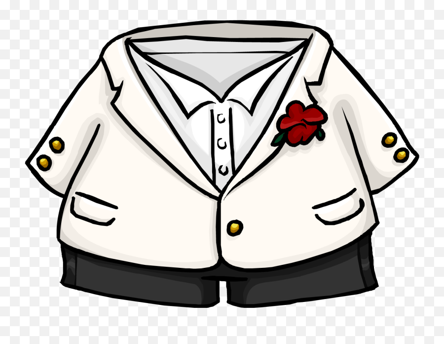 Tuxedo Clipart Png - Club Penguin Tuxedo Emoji,Tuxedo Emoji