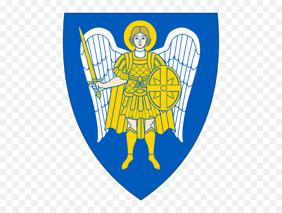 Medieval Age 1203 Ad - Archangel Michael Coat Of Arms Emoji,Deus Vult Emoji