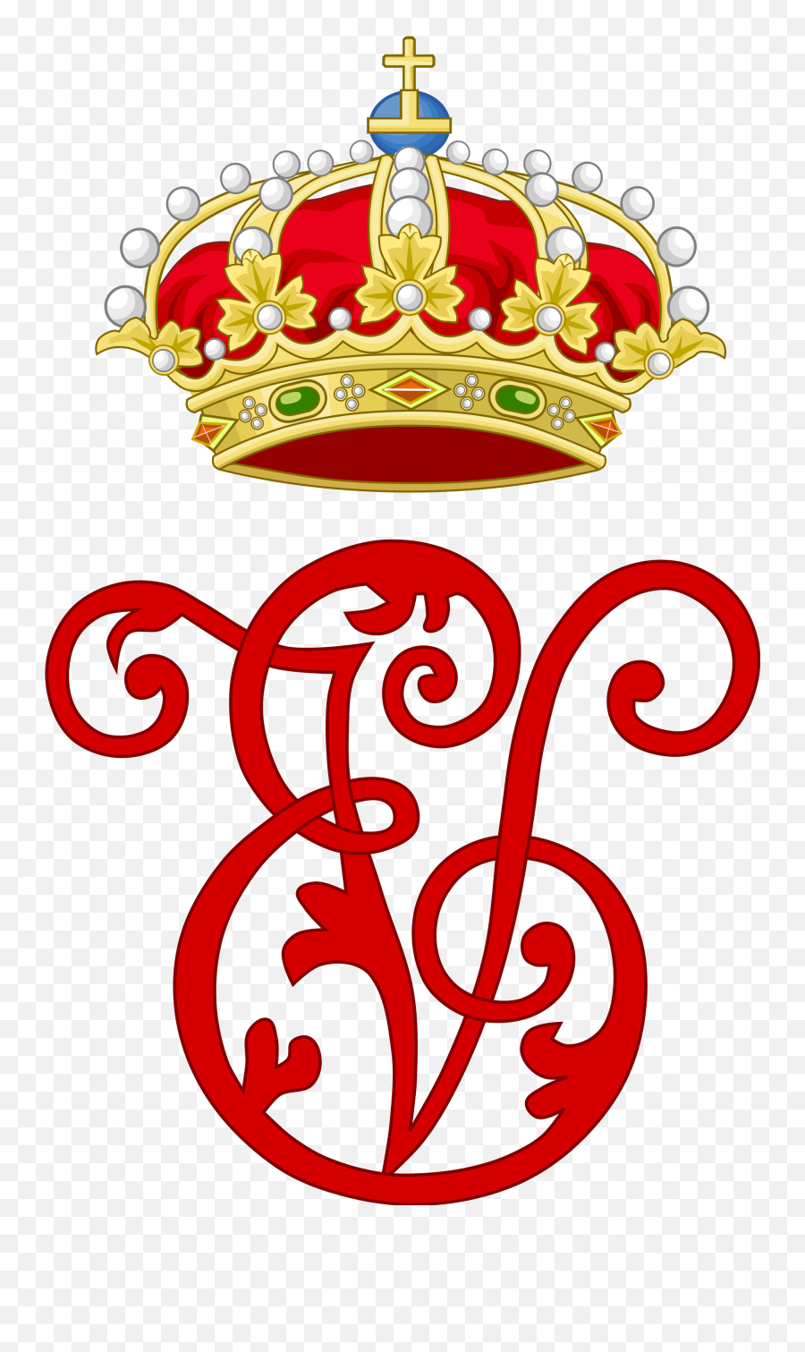 Queen Victoria Eugenie Of Spain - Queen Monogram Emoji,Queen Card With Two Emotions Tattoo