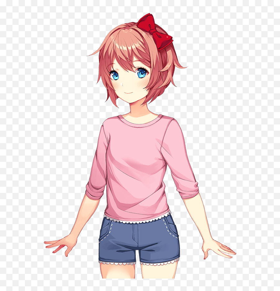 Doki Doki Literature Club Png Free - Ddlc Casual Outfits Sayori Emoji,Doki Doki Literature Club Emoticon