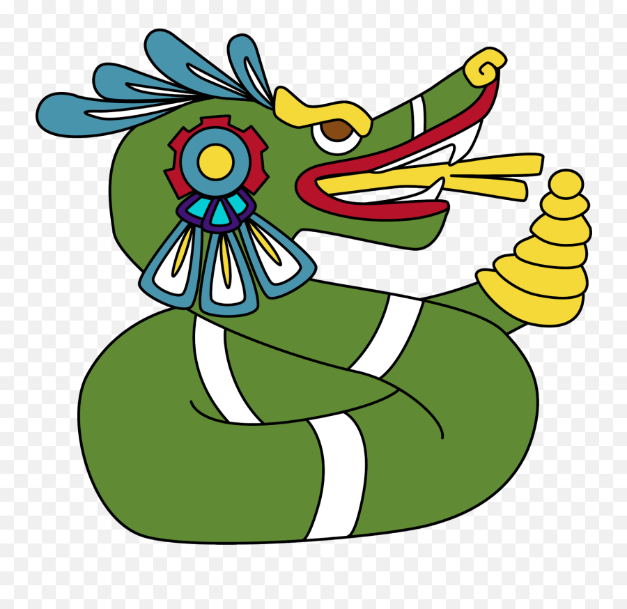 Serpiente Azteca - Quetzalcoatl Niños Emoji,Bote De Basura Emoticon