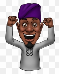 Afro Emoji - Express Yourself African American Black Man Emoji,Fist Emoji