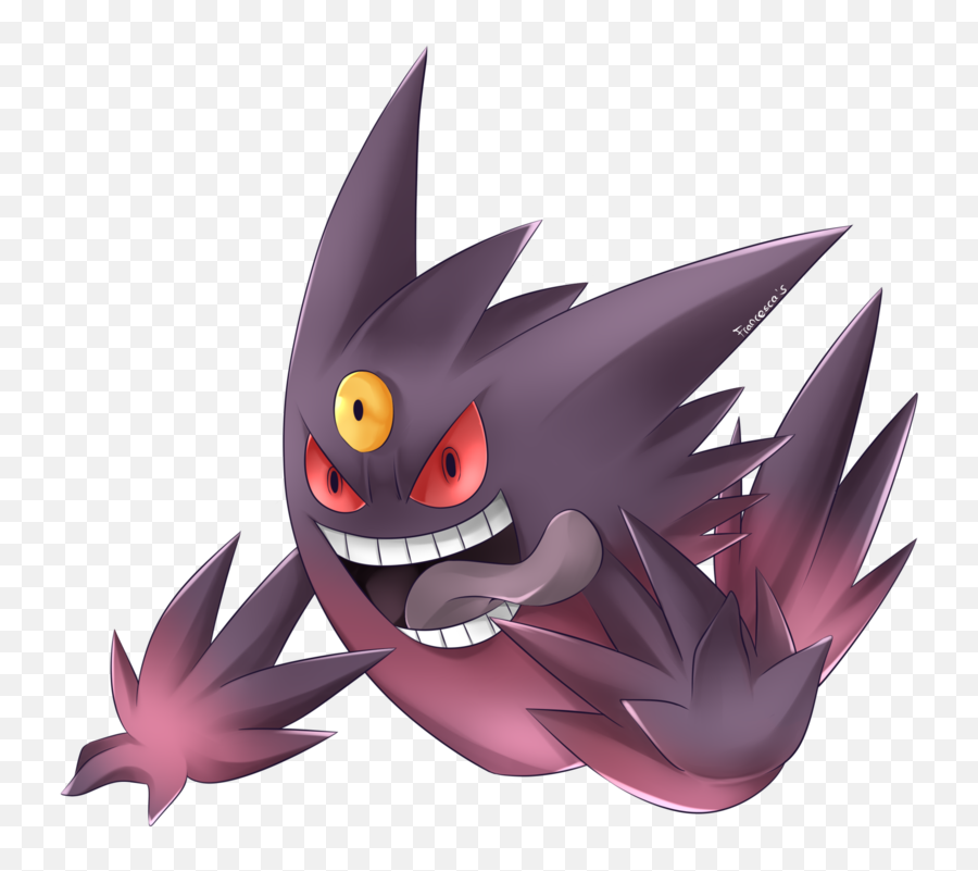 Download Hd Mega Gengar Png - Pokemon Gengar Iphone 7 Case Pokemon Mega Gengar Png Emoji,Poemon Emojis