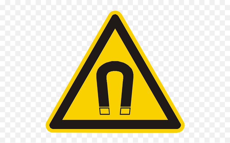 1 Free Strong Magnetic Field U0026 Warning Vectors - Pixabay Slippery Hazard Emoji,Strong Emotions Icon