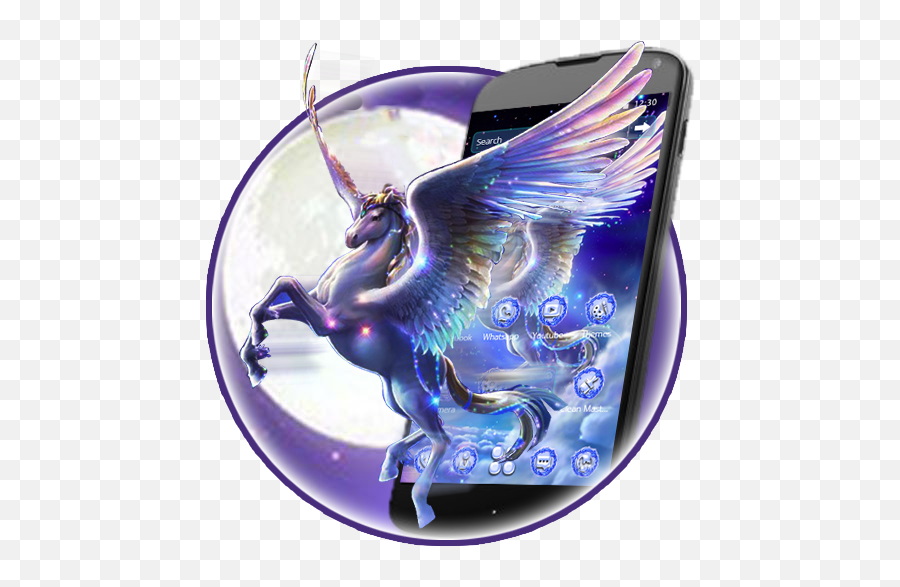 Dreamy Rainbow Unicorn 2d Theme - Aplicaciones En Google Play Dragon Emoji,Emojis De Caballos