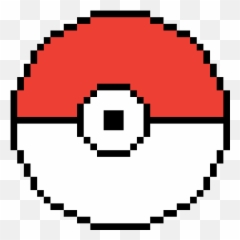 Pokeball - Pixel Art Illusion D Optique Clipart Full Size Emote Brawl Stars Png Emoji,Emoticons 40x40