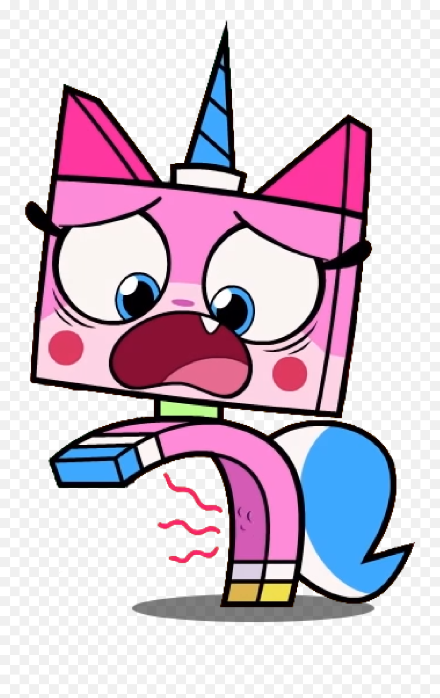 Unikitty Stomach Hungry Gurgling Stomachgurgling - Princess Unikitty Emoji,Facebook Unikitty Emoticon