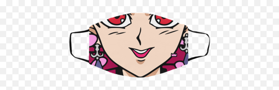 Boobs Face Mask U2013 Kingofthepincom - Girly Emoji,Yamalans White Anime Emoticon Mouth Muffle