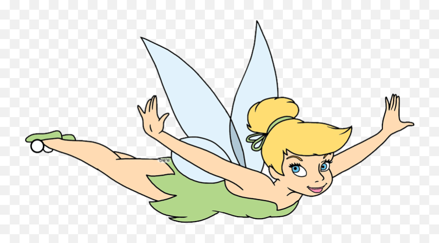 Free Disney Tinkerbell Cliparts Download Free Disney - Transparent Background Tinkerbell Clipart Emoji,Peter Pan Fairy Emotion Quotes